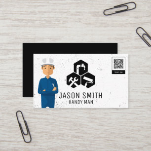 Constructie   Timmerman Diensten   QR Code Visitekaartje