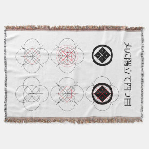 Constructie van een maru met vier gekante ogen deken