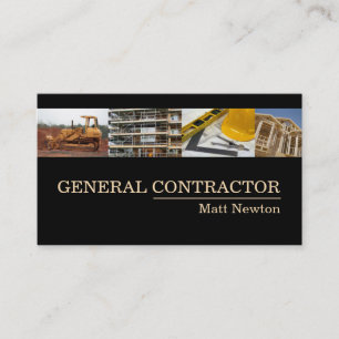 Constructie van General Contractor Builder Visitekaartje