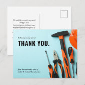 Constructie van matching gereedschapsset | Minimaa Briefkaart (Voorkant / Achterkant)