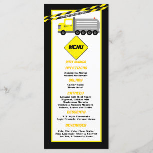 Constructie van menukaarten menu