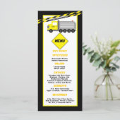 Constructie van menukaarten menu (Staand voorkant)