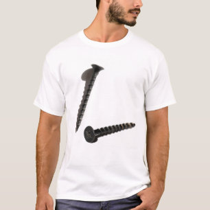 Constructie van Self Tapping Black Screw ontwerper T-shirt