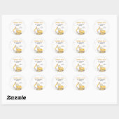 Constructie Verjaardag Classic Ronde Sticker (Vel)