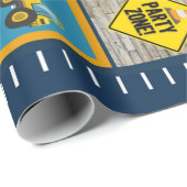 Constructiegrond, bouwgeschenken cadeaupapier (Rol Hoek)