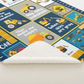 Constructiegrond, bouwgeschenken sherpa deken (3/4)