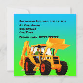 Constructiepartij voor de Aangepaste Gele Digger v Kaart (Achterkant)