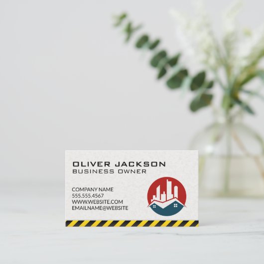 Constructiereigenschap | Onroerend goed Visitekaartje (Staand voorkant)