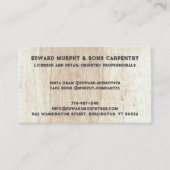 Constructies Carpentry Visitekaartje (Voorkant)