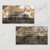 constructies van abstracte zilverlegeringen visitekaartje (Voorkant / Achterkant)