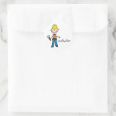 Constructiestok figuur Sticker (Tas)