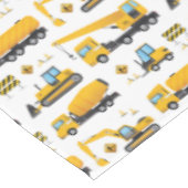 Constructietabel vrachtwagenpatronen Verkleuring Tafelkleed (Gekanteld)