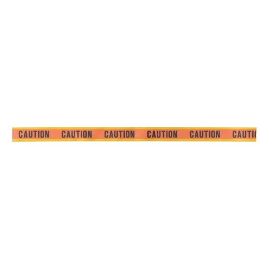 Constructietape Oranje en geel Lint (Voorkant)