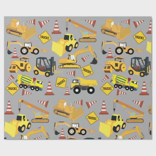 Constructietransport Cadeaupapier (Vlak)