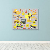 Constructietransport Canvas Afdruk (Insitu (Houten vloer))