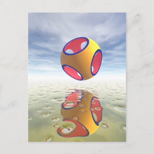 Constructieve vaste geometrie briefkaart (Voorkant)