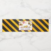 Constructiewaterflesetiket - WH Waterfles Etiket (Enkel label)