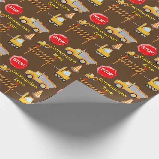 Constructiezone Cadeft Cadeaupapier (Hoek)