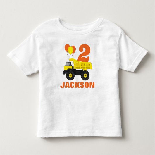 Construction 2e tenue d'anniversaire ・ T-shirt Tod (Devant)