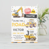 Construction 3ème anniversaire Invitation (Debout devant)