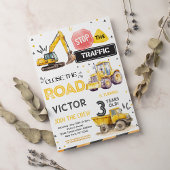 Construction 3ème anniversaire Invitation