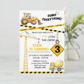 Construction 3ème anniversaire Invitation (Debout devant)