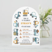 Construction à thème Anniversaire Invitation pour (Debout devant)