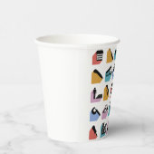 Construction and DIY Home Improvement Icons Papieren Bekers (Rechts)