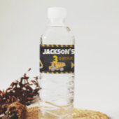 Construction Anniversaire Étiquette de bouteille d