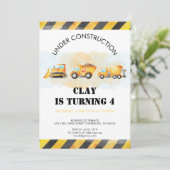 Construction Anniversaire Invitation Camion Annive (Debout devant)