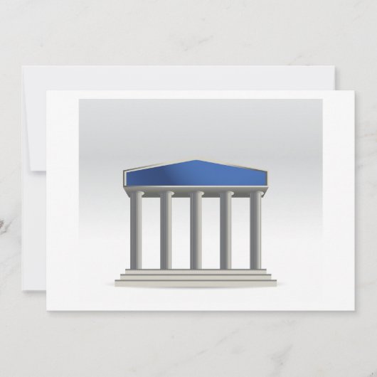 Construction avec des colonnes Invitations (Devant)