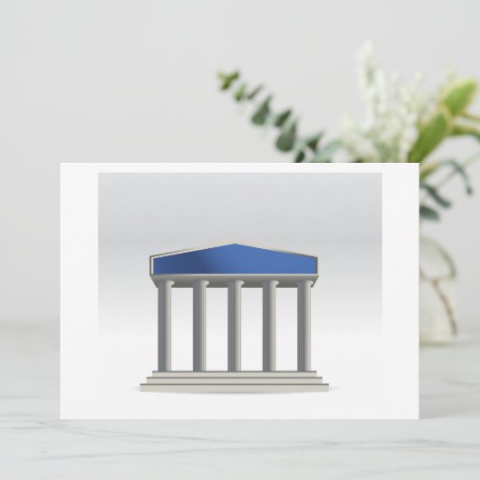 Construction avec des colonnes Invitations (Debout devant)