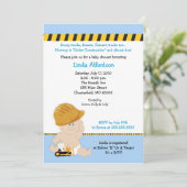 CONSTRUCTION Baby shower OUVRIER Invitation 5x7 (Debout devant)