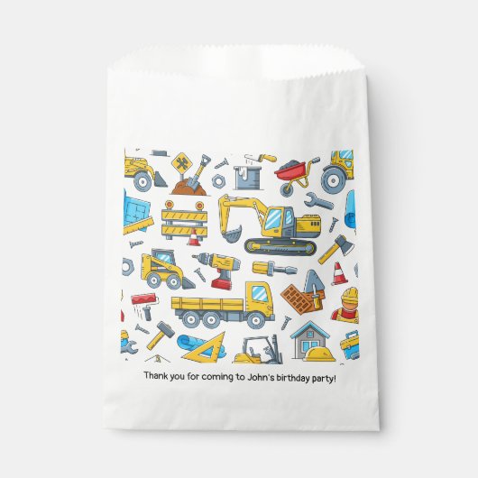 Construction Bedankzakje (Voorkant)