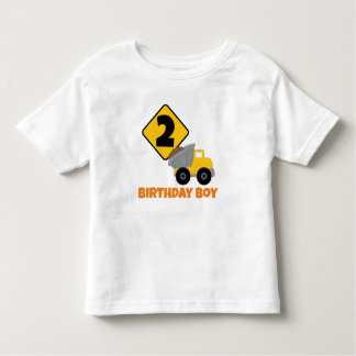 Construction Birthday Boy Kinder Shirts