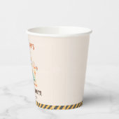 Construction Birthday Party Papieren Bekers (Links)