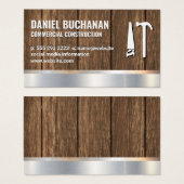 Construction | Bois métallique | Outils de marteau (Devant & derrière)