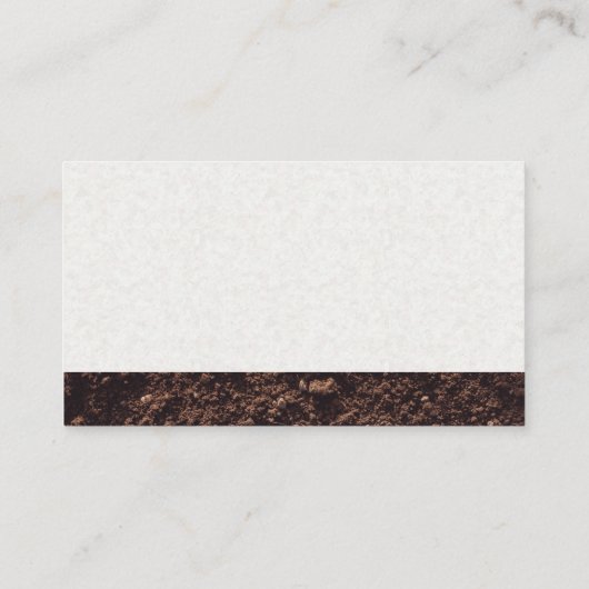 Construction | Bulldozer | Carte de visite droit (Dos)