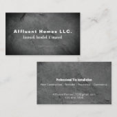 Construction | Carte de visite de l'entrepreneur (Devant / Derrière)