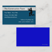 Construction Cartes de visite uniques (Devant / Derrière)