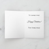 Construction Christmas card - naughty elf! Kaart (Binnen)