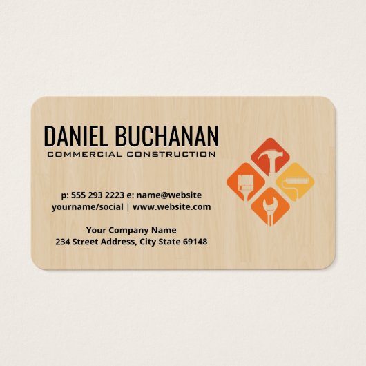 Construction Commerciale | Entrepreneur | Outils à (Devant)