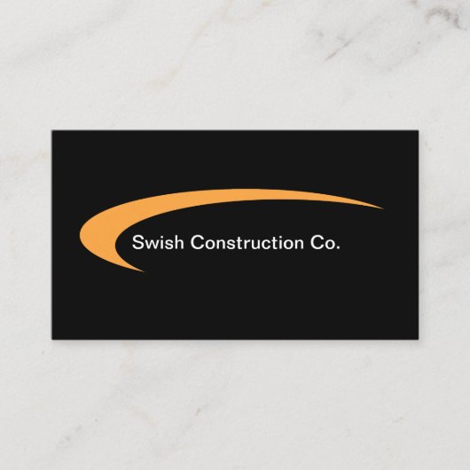 Construction Conception Carte de visite moderne (Devant)