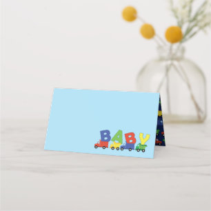 Construction Cute Trucks Boy Baby shower