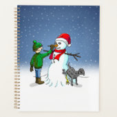 Construction de bonhomme de neige (Devant)