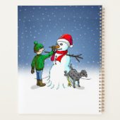 Construction de bonhomme de neige (Dos)
