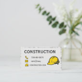 construction de carte de visite (Debout devant)