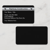 Construction de cool remodelage de Cartes de visit (Devant / Derrière)