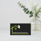 Construction de toitures Cartes de visite modernes (Debout devant)