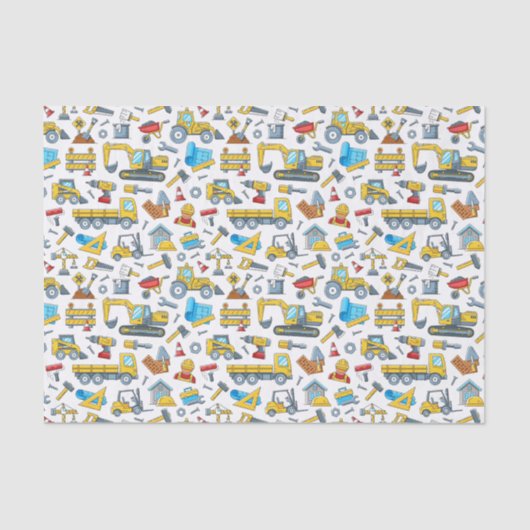 Construction Decoupage Tissuepapier (Voorkant)